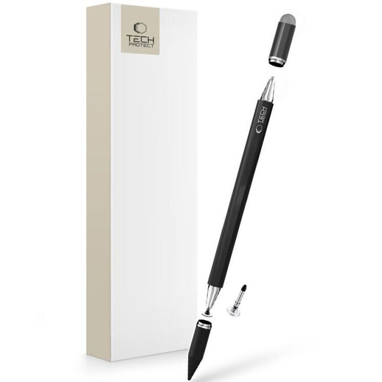 Стилус Tech-Protect Touch Stylus Pen 3 Tip - Black: фото 2 з 5