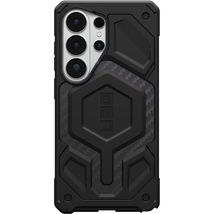 Ударостійкий чохол URBAN ARMOR GEAR Monarch Pro MagSafe для Samsung Galaxy S26 Ultra (S948) 214513114242 - Carbon Fiber: фото 1 з 5