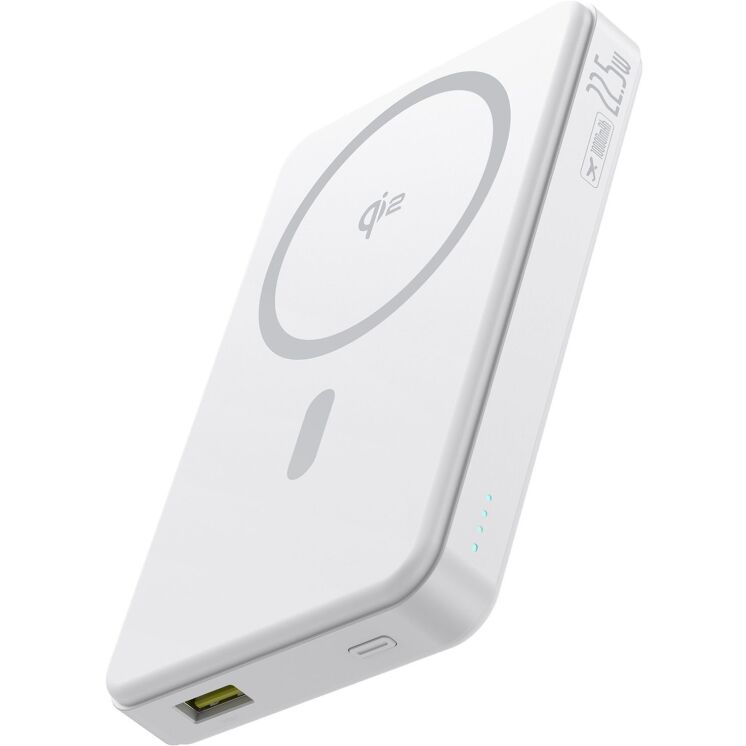 Зовнішній акумулятор Baseus Airpow 2 Qi2 22.5W (10000mAh) P10080000213-00 - White: фото 1 з 27