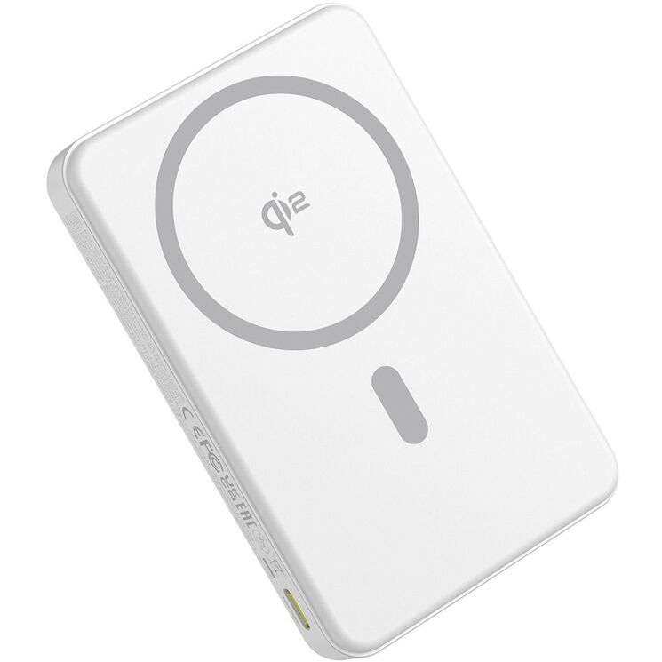 Зовнішній акумулятор Baseus Airpow 2 Qi2 22.5W (10000mAh) P10080000213-00 - White: фото 4 з 27
