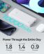 Зовнішній акумулятор Baseus Airpow Lite 15W (10000mAh) P10067500213-00 - White (995493W). Фото 6 з 8