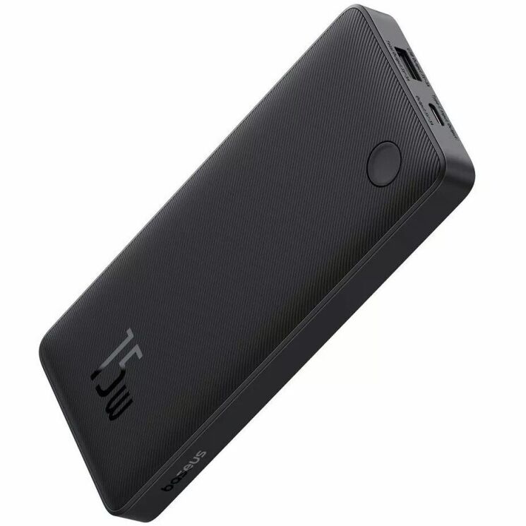 Зовнішній акумулятор Baseus Airpow Lite 15W (10000mAh) P10067500123-00 - Black: фото 1 з 9