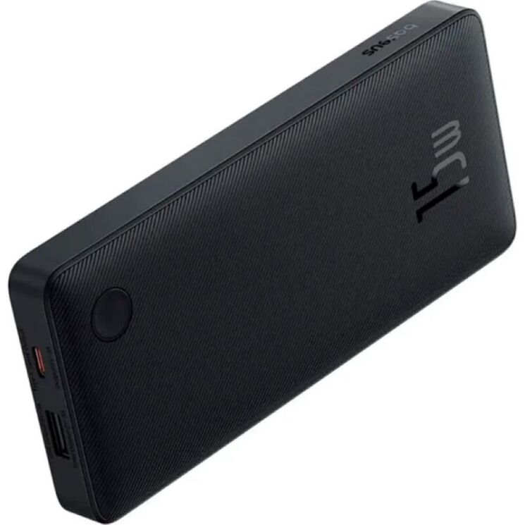 Зовнішній акумулятор Baseus Airpow Lite 15W (10000mAh) P10067500123-00 - Black: фото 3 з 9