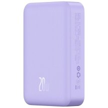 Зовнішній акумулятор Baseus Magnetic Mini 20W (20000 mAh) PPCX150005 - Purple: фото 1 з 25