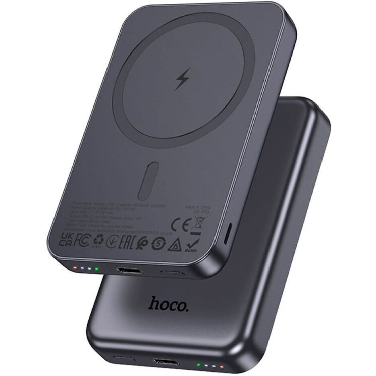 Зовнішній акумулятор Hoco J160 10W 5000mAh - Metal Gray: фото 1 з 9
