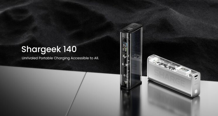 Внешний аккумулятор Sharge Shargeek 140 140W (20000mAh) - Black: фото 6 из 10