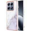 Захисний чохол Deexe Marble Case для Xiaomi 14T Pro - White (365641W)
