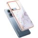 Захисний чохол Deexe Marble Case для Xiaomi 14T Pro - White (365641W). Фото 2 из 6