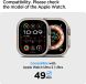 Захисний чохол Spigen (SGP) Ultra Hybrid (FW) для Apple Watch Ultra / Ultra 2 (49mm) - Clear (304635C). Фото 12 з 19