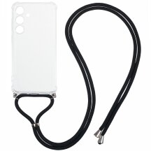Захисний чохол UniCase AirBag with Strap для Samsung Galaxy S25 FE (S731) - Transparent: фото 1 из 5