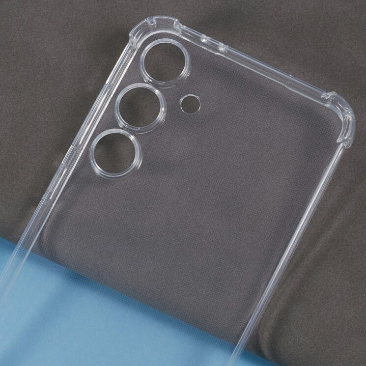 Захисний чохол UniCase AirBag with Strap для Samsung Galaxy S25 FE (S731) - Transparent: фото 5 з 5
