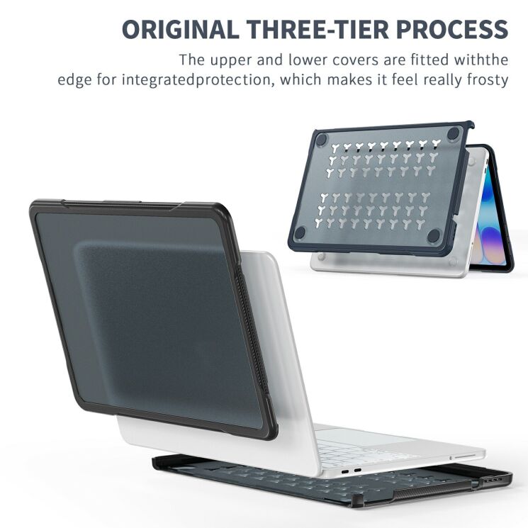 Защитная накладка Deexe Armor Layer для Apple MacBook Neo (2026) - Blue (236704L) Защитная накладка Deexe Armor Layer для Apple MacBook Neo (2026) - Blue: фото 2 из 9
