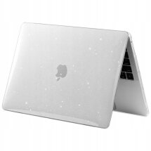 Защитная накладка Tech-Protect SmartShell для Apple MacBook Air 13 (2022) - Glitter Clear: фото 1 из 2