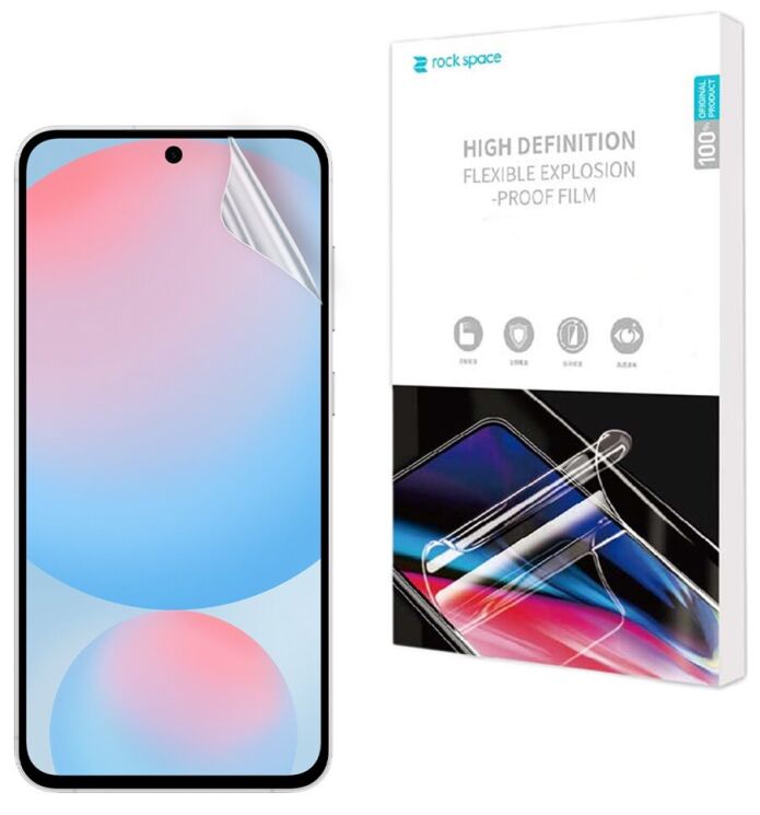 Защитная пленка на экран RockSpace SuperClear для Samsung Galaxy S24 FE (S721): фото 1 из 10