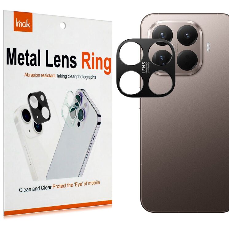 Захисна рамка IMAK Camera Styling для Xiaomi 15T Pro - Black: фото 7 з 8