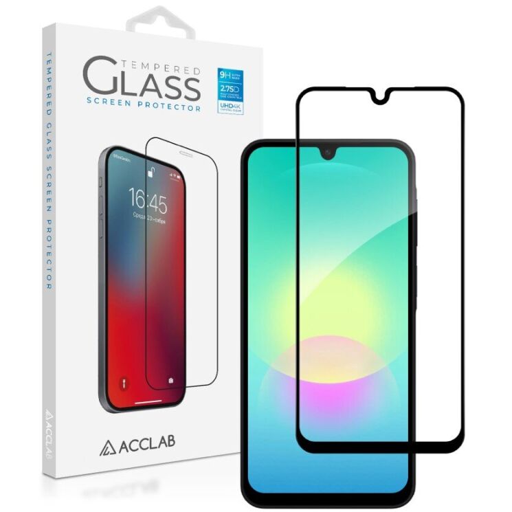 Защитное стекло ACCLAB Full Glue для Samsung Galaxy A18 (A185) - Black (230701B) Защитное стекло ACCLAB Full Glue для Samsung Galaxy A18 (A185) - Black: фото 2 из 7