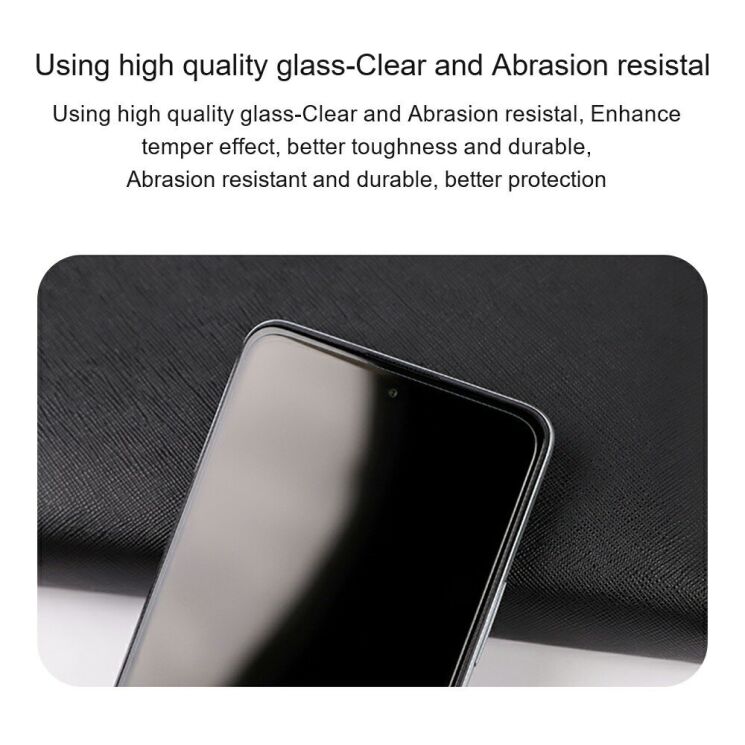 Захисне скло AMORUS Ultra Clear для Xiaomi Poco M7 Pro: фото 7 з 9