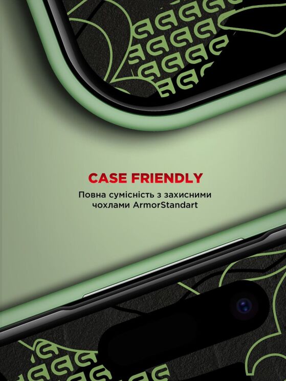 Захисне скло ArmorStandart Corning Black Icon для iPhone 17 Pro - Black: фото 7 з 11