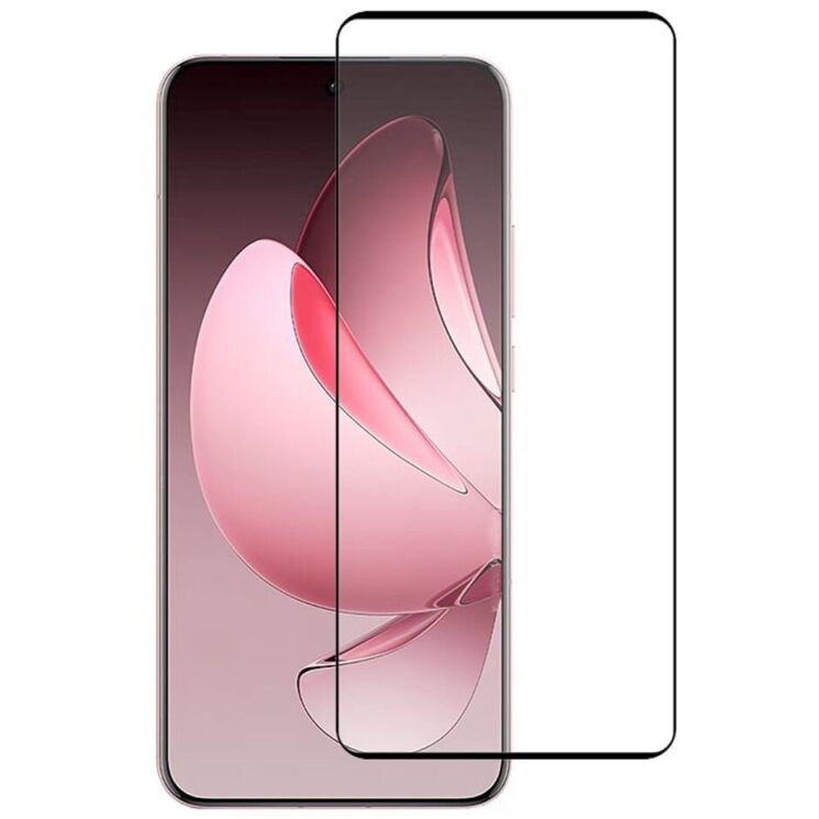 Защитное стекло Deexe Full Coverage для OPPO Reno 13 Pro 5G - Black: фото 1 из 8