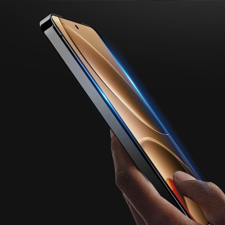 Защитное стекло DUX DUCIS Full Glue для Xiaomi Poco F7 Pro - Black: фото 3 из 7
