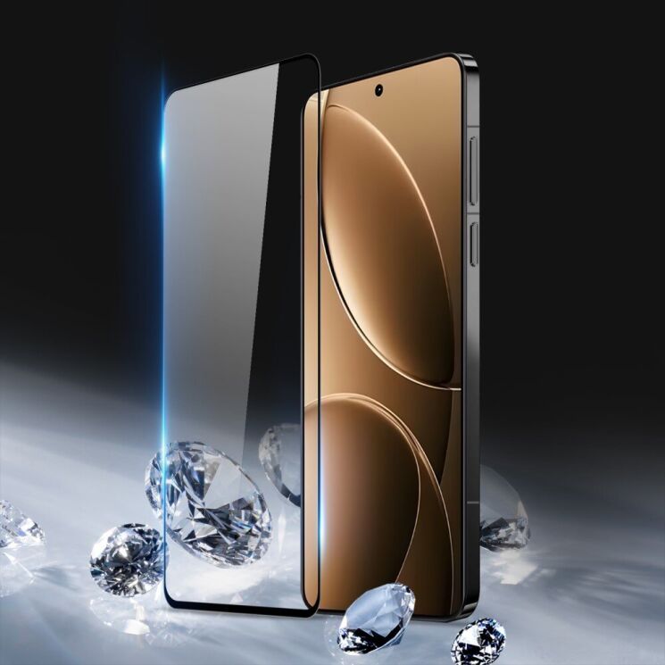Защитное стекло DUX DUCIS Full Glue для Xiaomi Poco F7 Pro - Black: фото 2 из 7