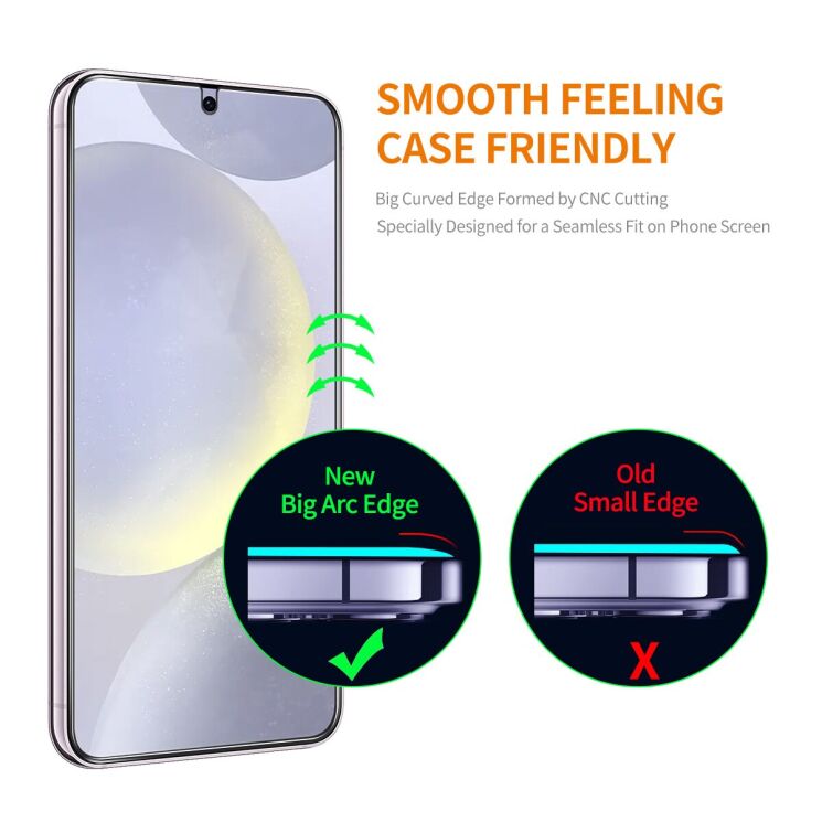 Защитное стекло ENKAY Easy Install Full Glue для Samsung Galaxy S26 (S942) (412005) Защитное стекло ENKAY Easy Install Full Glue для Samsung Galaxy S26 (S942): фото 4 из 10