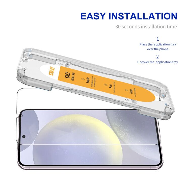 Защитное стекло ENKAY Easy Install Full Glue для Samsung Galaxy S26 (S942) (412005) Защитное стекло ENKAY Easy Install Full Glue для Samsung Galaxy S26 (S942): фото 2 из 10