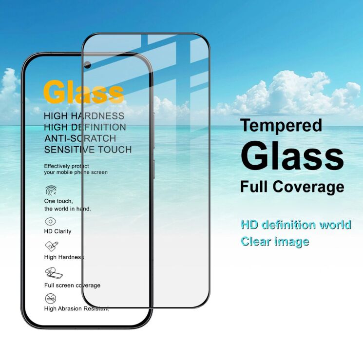 Защитное стекло IMAK 5D Pro+ Full Glue для Xiaomi Poco X8 Pro - Black: фото 3 из 9