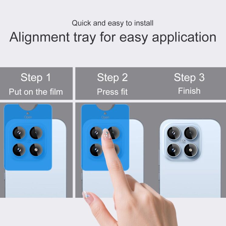 Защитное стекло IMAK Camera Black Lens для Xiaomi 17 - Black (390608B) Защитное стекло IMAK Camera Black Lens для Xiaomi 17 - Black: фото 6 из 9