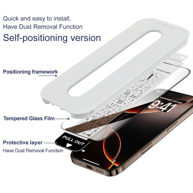 Захисне скло IMAK Easy Install Full Glue для OnePlus 15T - Black: фото 8 з 10