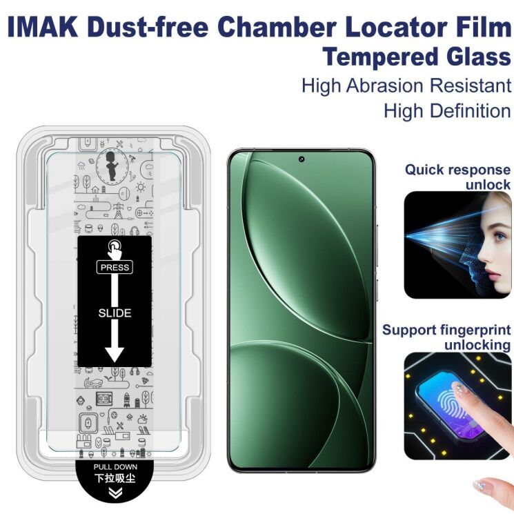 Захисне скло IMAK H Install Screen Guard для Xiaomi Poco F7 Pro: фото 3 з 11