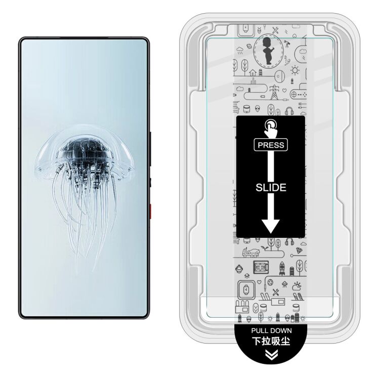Захисне скло IMAK H Install Screen Guard для ZTE Nubia Red Magic 11 Pro: фото 2 з 10