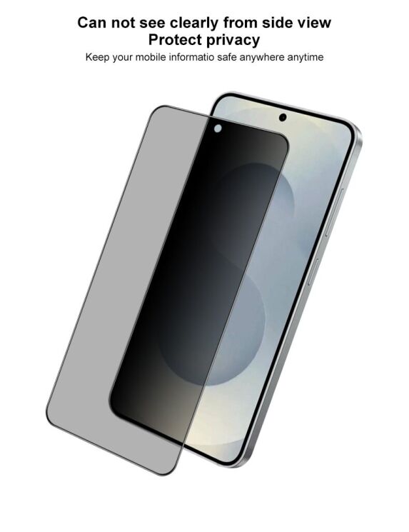 Захисне скло IMAK HighPrivacy для Samsung Galaxy S26 Plus - Black: фото 9 з 12