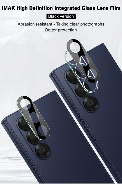 Защитное стекло IMAK Install Black Glass Lens для Samsung Galaxy Fold 7 - Black: фото 7 из 8