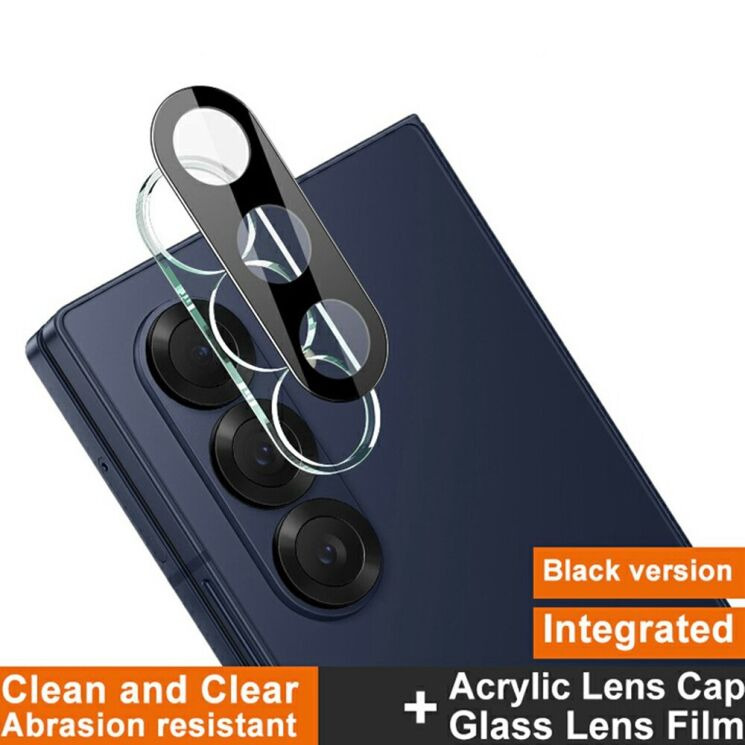 Защитное стекло IMAK Install Black Glass Lens для Samsung Galaxy Fold 7 - Black: фото 4 из 8