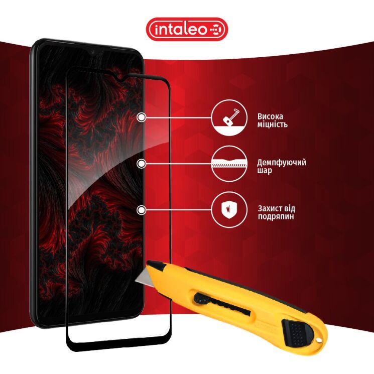 Защитное стекло Intaleo Full Glue для Samsung Galaxy A13 (А135) - Black: фото 6 из 9