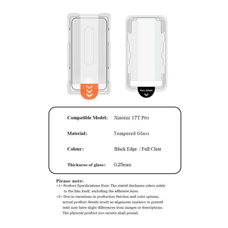 Защитное стекло LEREACH Tempered Glass Full Screen Protector для Xiaomi 17T - Black (408848B) Защитное стекло LEREACH Tempered Glass Full Screen Protector для Xiaomi 17T - Black: фото 11 из 11