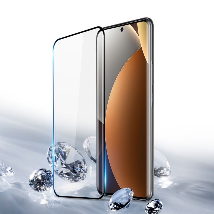 Защитное стекло MOFI 3D Curved Full Glue для Xiaomi Redmi Note 15 Pro Plus / Poco M8 Pro - Black: фото 2 из 7