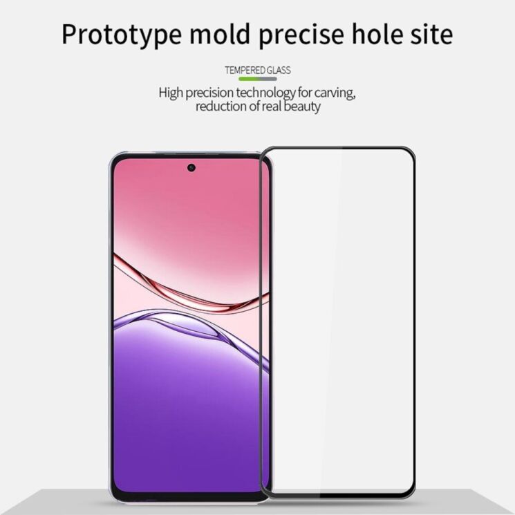 Защитное стекло MOFI Full Glue Protect для Oppo A5 Pro (4G/5G) - Black: фото 5 из 10