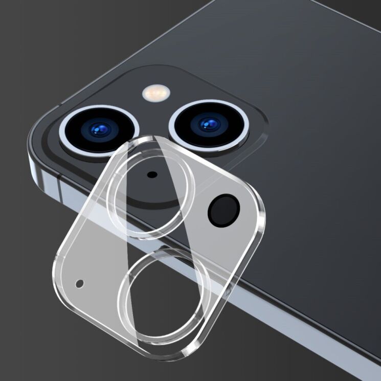 Защитное стекло на камеру ENKAY Camera Lens для Apple iPhone 15 / 15 Plus - Black: фото 4 из 7