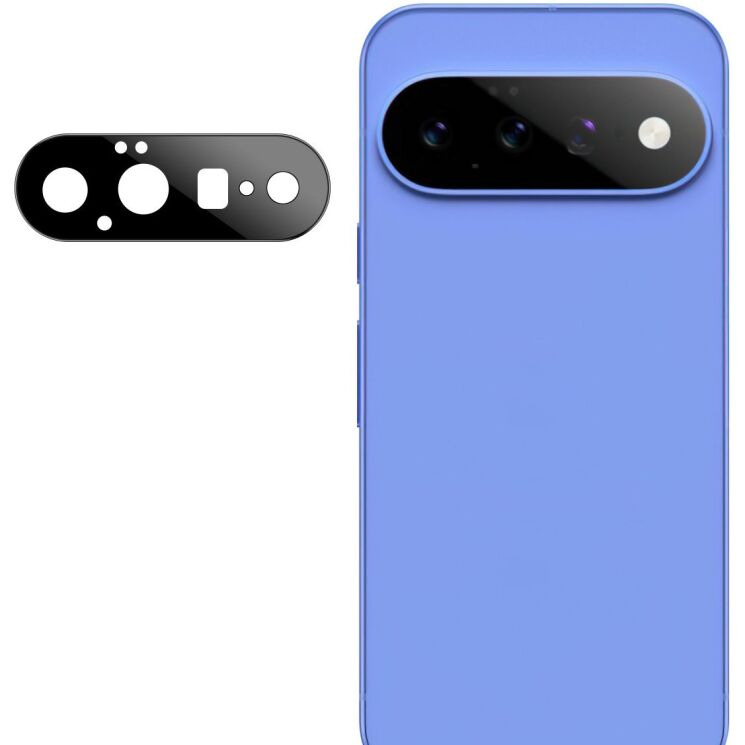 Защитное стекло на камеру IMAK Black Glass Lens для Google Pixel 11 - Black: фото 1 из 7