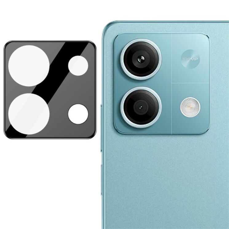 Захисне скло на камеру IMAK Black Glass Lens для Xiaomi Redmi Note 13 5G - Black: фото 1 з 10