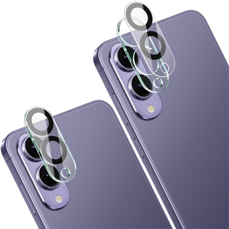 Захисне скло на камеру IMAK Lens Protector для Samsung Galaxy S25 Edge (S937) - Black: фото 3 з 11