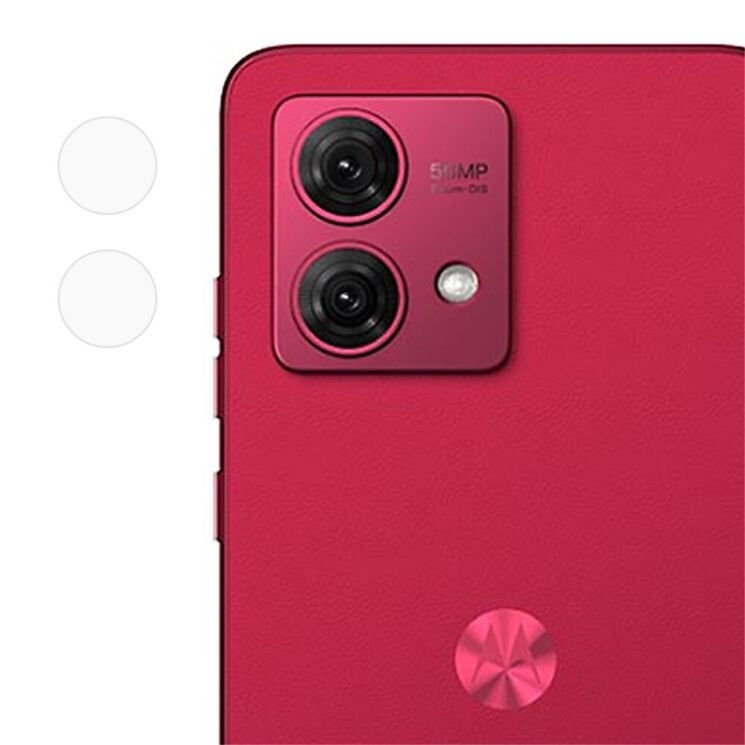 Защитное стекло на заднюю камеру Deexe Lens Protector для Motorola Moto G84: фото 1 из 4