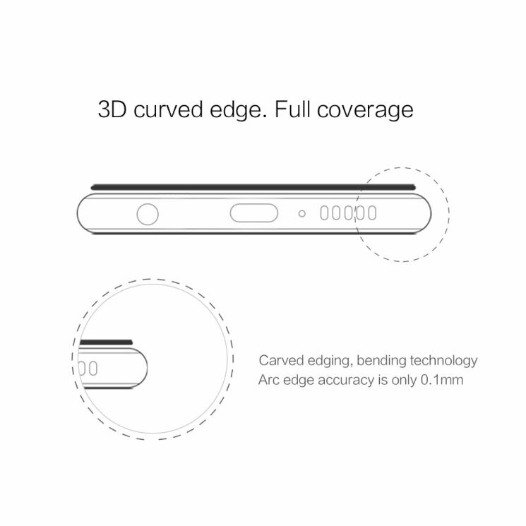 Защитное стекло NILLKIN 3D CP+ MAX для Samsung Galaxy S10 (G973) - Black: фото 5 из 15