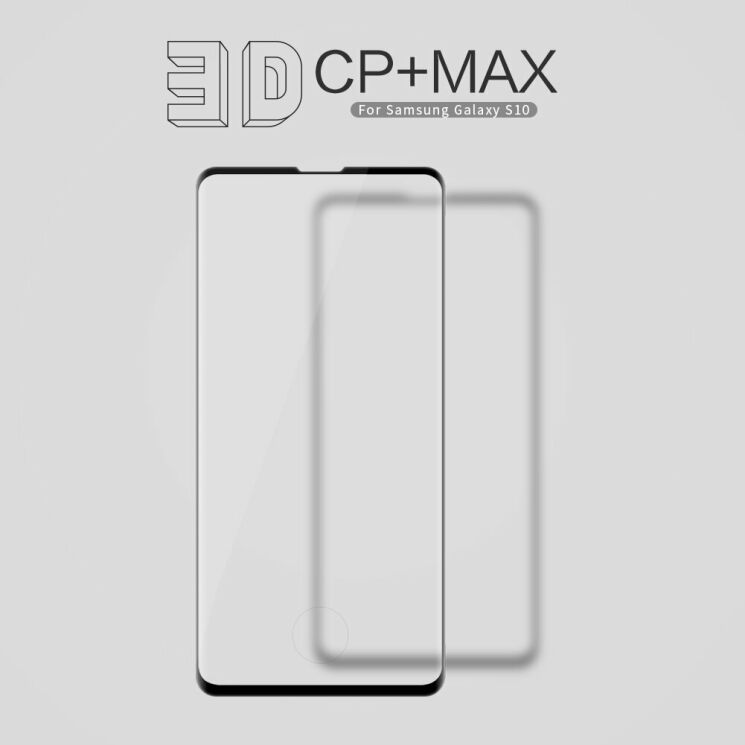 Защитное стекло NILLKIN 3D CP+ MAX для Samsung Galaxy S10 (G973) - Black: фото 1 из 15