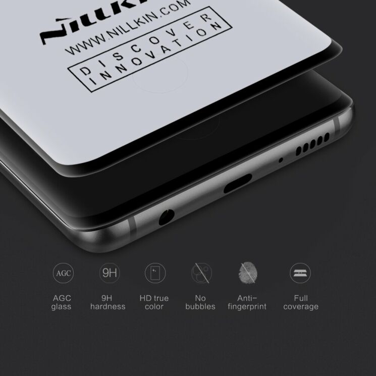 Защитное стекло NILLKIN 3D CP+ MAX для Samsung Galaxy S10 (G973) - Black: фото 2 из 15