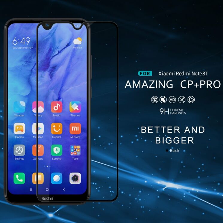 Защитное стекло NILLKIN Amazing CP+ PRO для Xiaomi Redmi Note 8T: фото 6 из 15