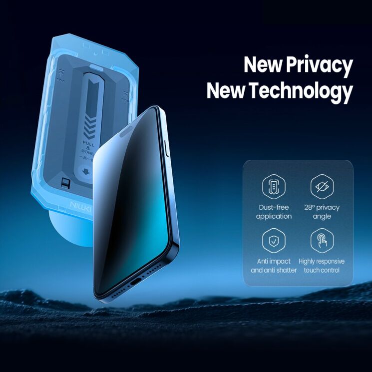 Захисне скло NILLKIN Guardian Install для iPhone 18 Pro Max - Black: фото 6 з 16