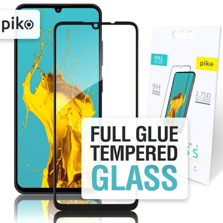Защитное стекло Piko Full Glue для ZTE Blade A35 / Blade A55 - Black: фото 1 из 5